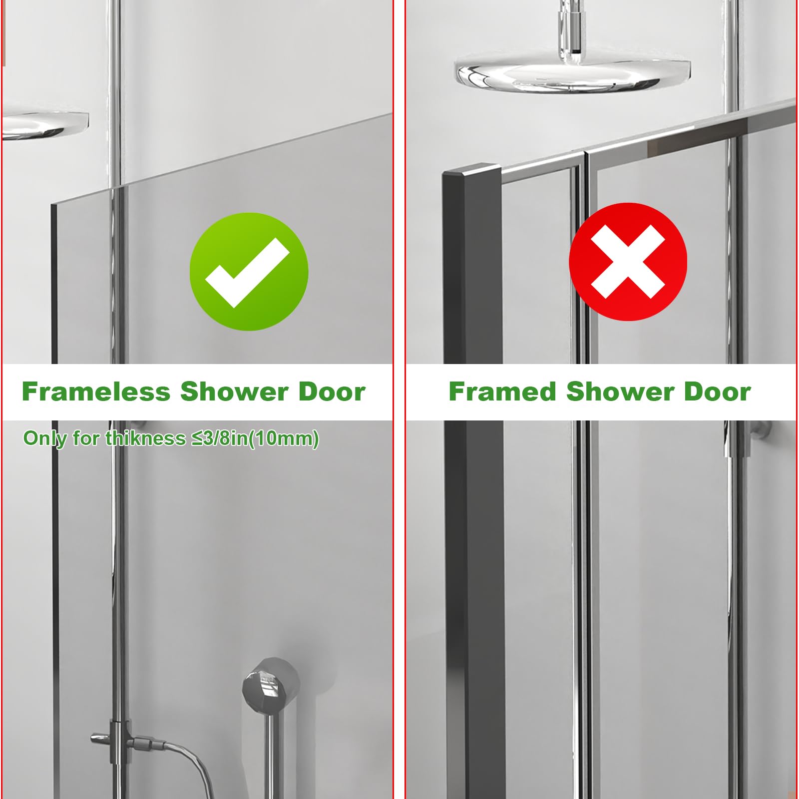 PMMASTO bathroom robe and towel hanger on glass door.