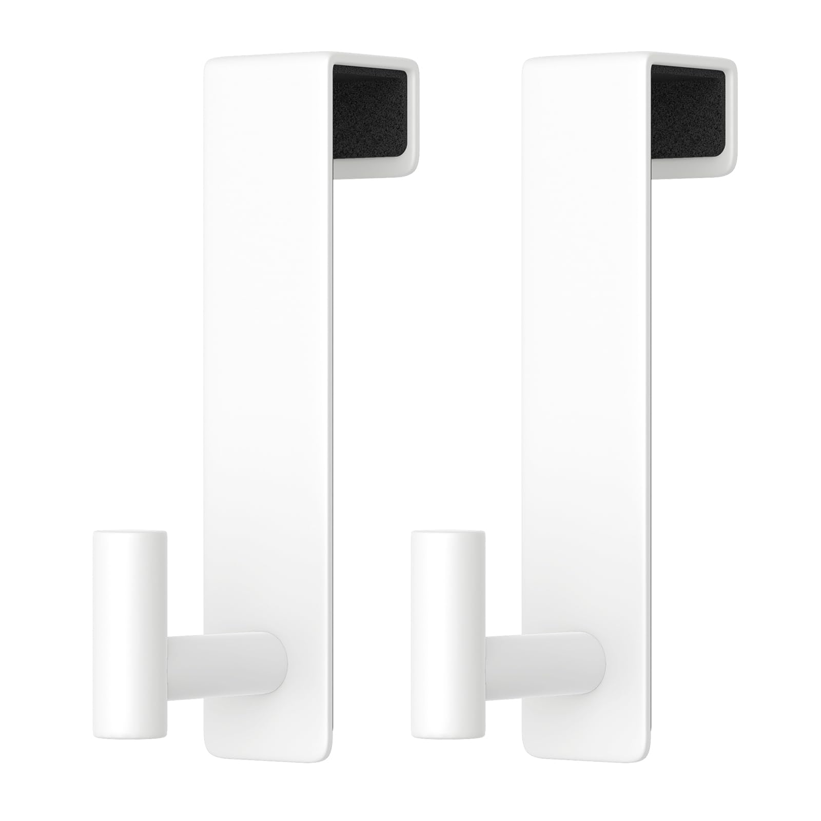 PMMASTO over-the-door hook on a 1-3/4 inch door supports towels and light items