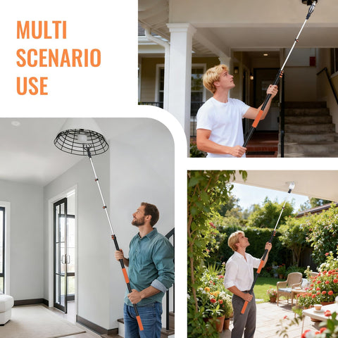 PMMJ 20 ft telescoping design fits many ceiling types