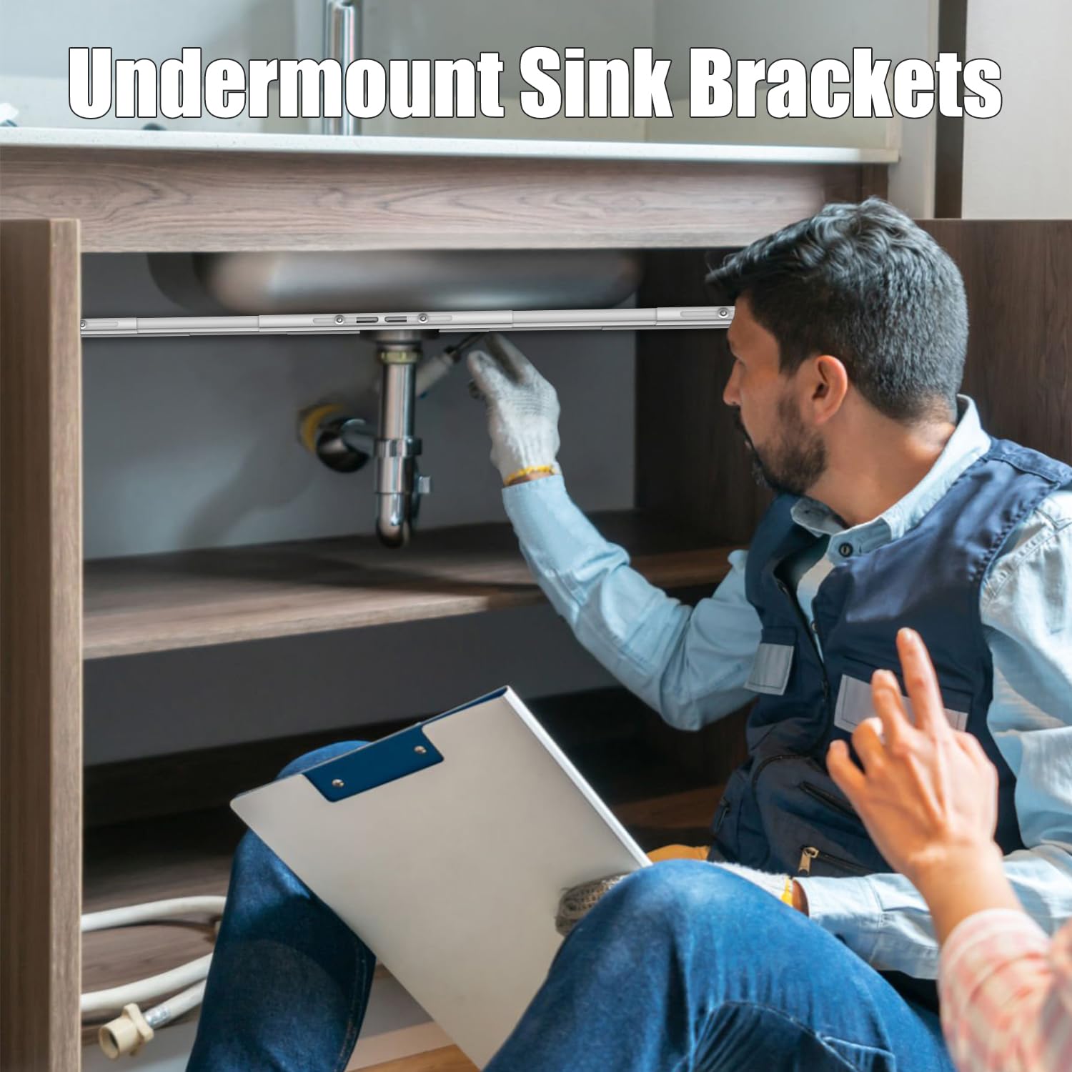 PMMJ durable bracket in real-world use improves under-sink organization