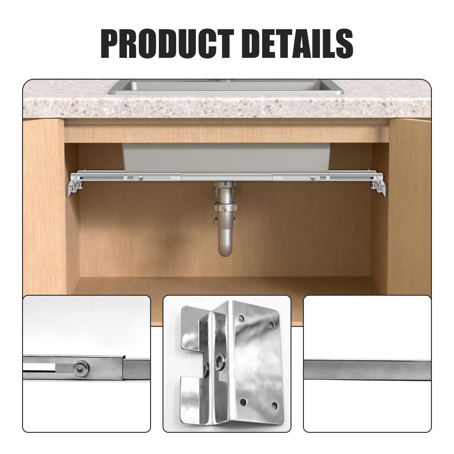 PMMJ stainless steel bracket resists corrosion for long-term reliability