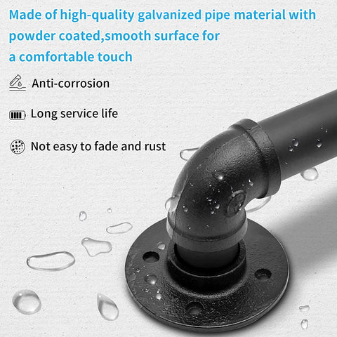 PNBO bathroom and staircase handrail for safety