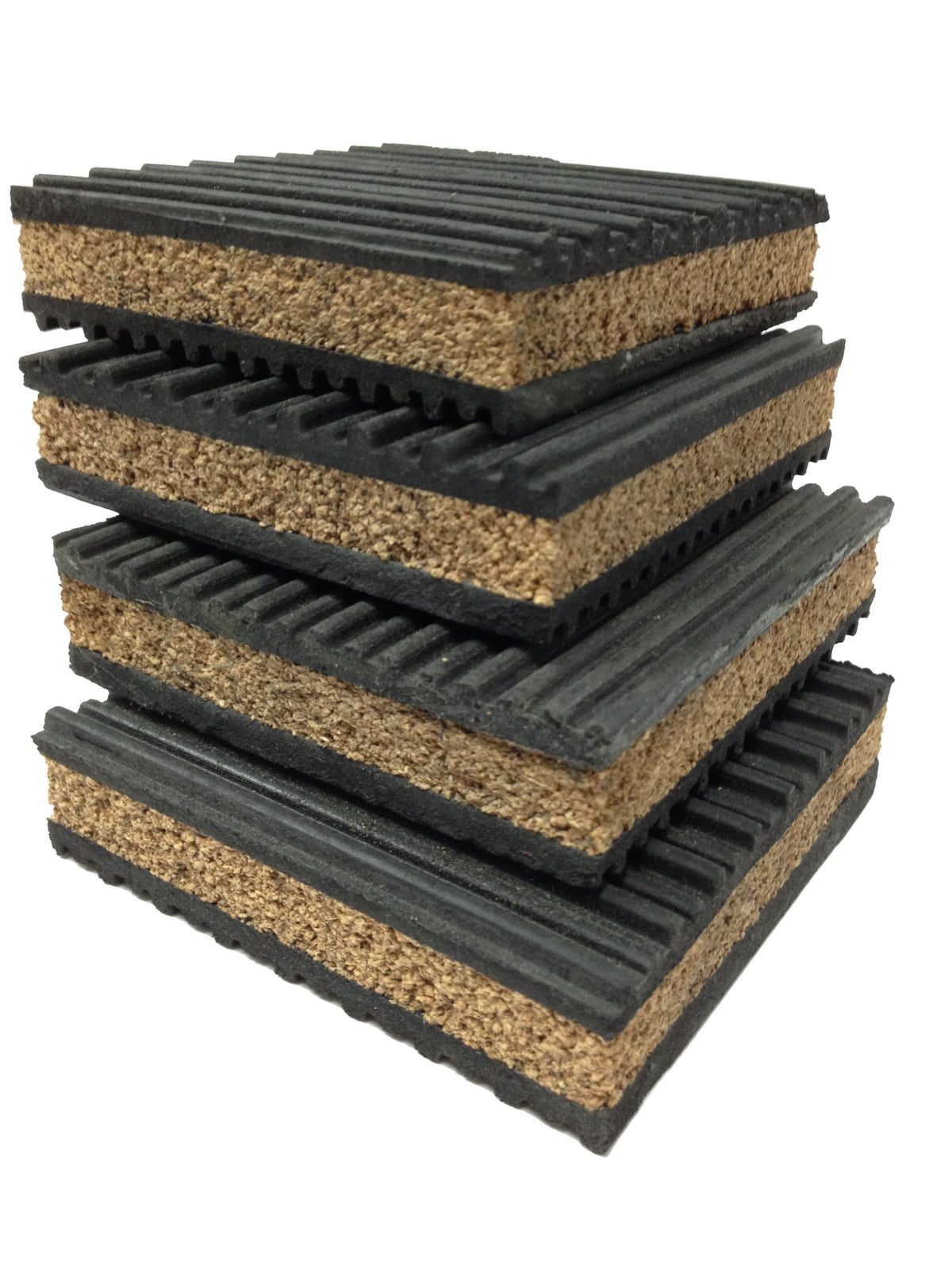 PneumaticPlus anti-vibration pad 4x4 cushions machinery and dampens vibration