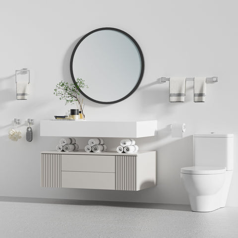 PNWNNH versatile bathroom hardware set suits bathrooms, laundry rooms, and closets.