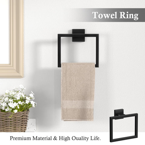 PNWNNH towel hooks in matte black provide quick towel docking spots