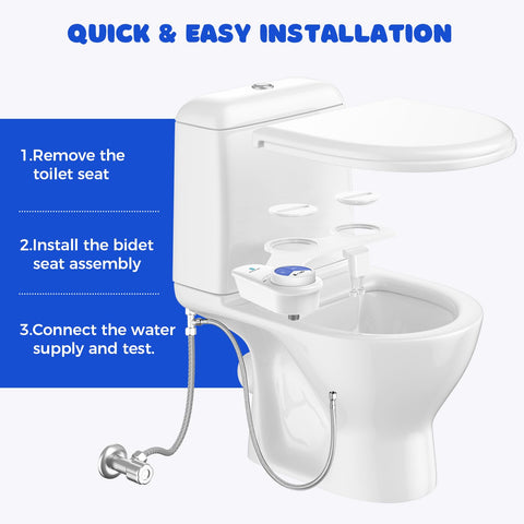 POCALAND adjustable water pressure lets you tailor cleansing intensity.