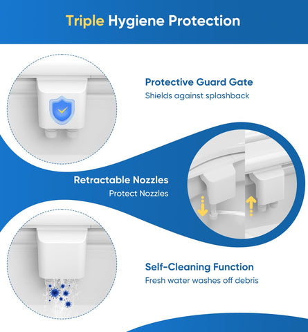 POCALAND bidet frontal wash for gentle feminine cleansing