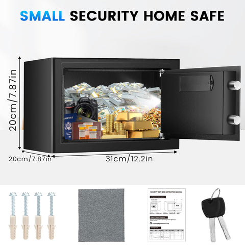 Pockrif small safe box digital keypad for easy access control.