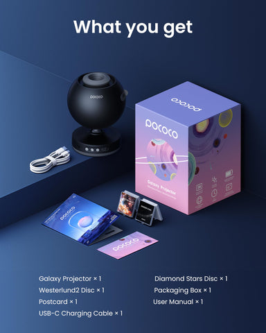 POCOCO adjustable 30-degree angle lets you customize projection direction