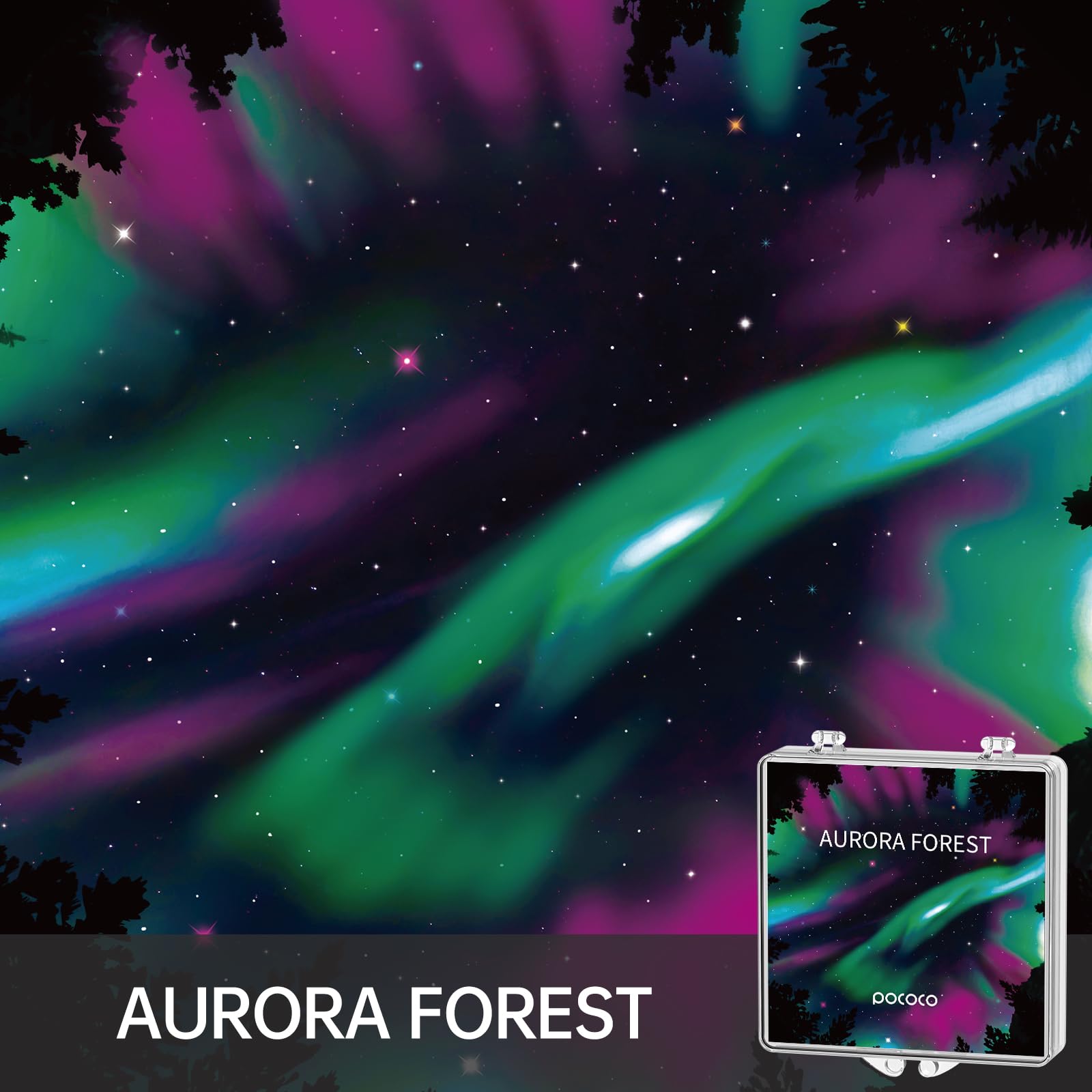 POCOCO Aurora artistic-abstract disc creating a modern living space focal point.