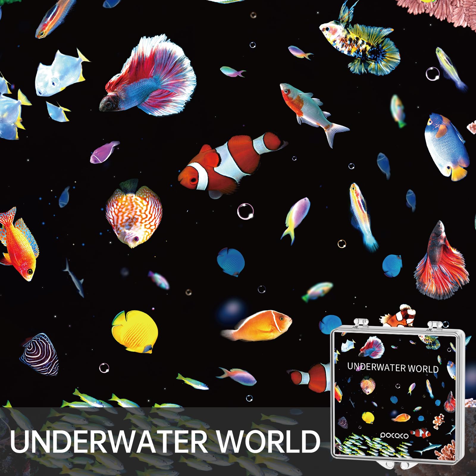 POCOCO Deep Sea 5K-detail disc delivering sharp constellations in any room.