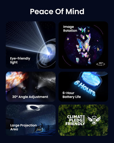 POCOCO disc rotation feature adds dynamic sky movement to your room