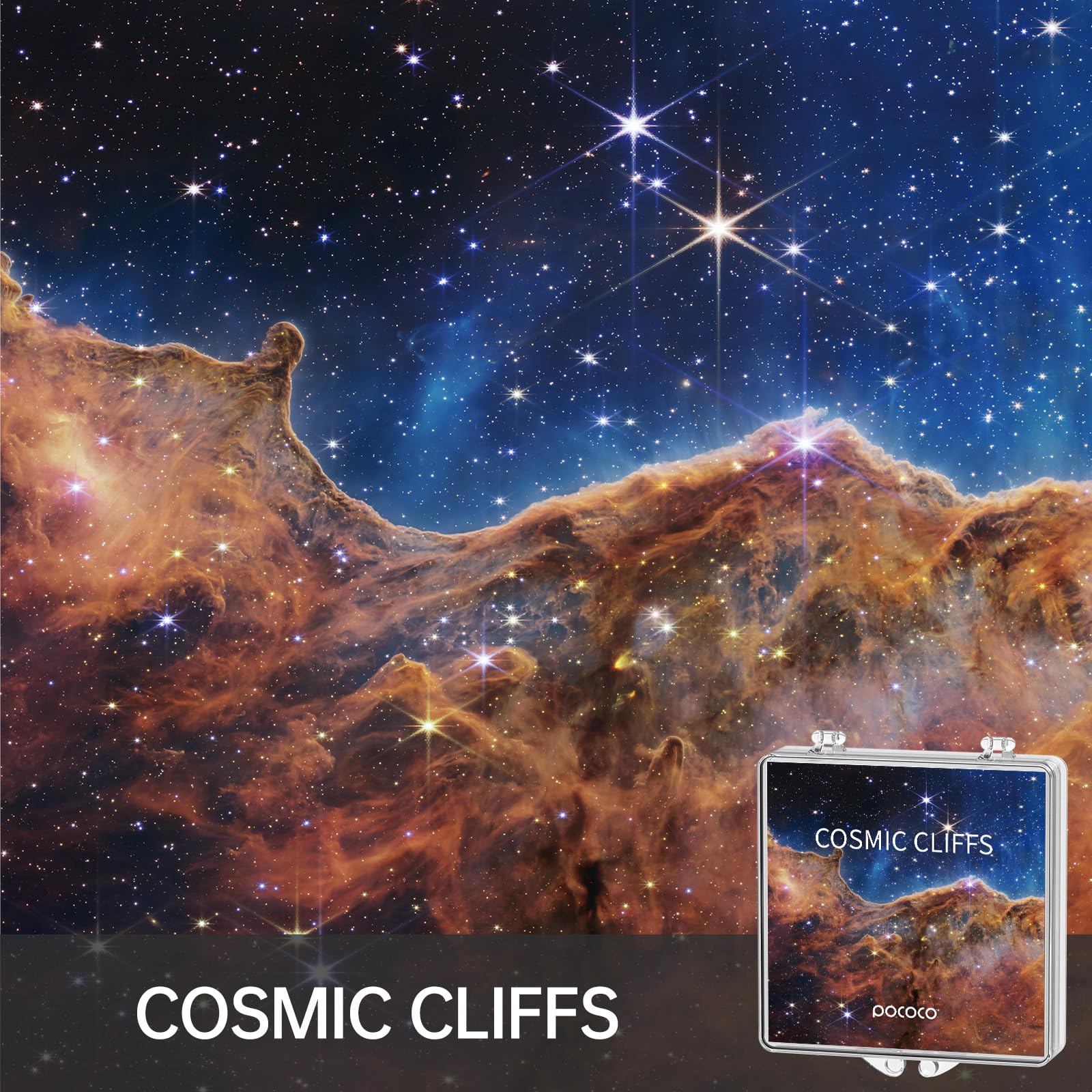 POCOCO Fixed Star Disc meditation-light provides relaxing ambiance with a soft glow.