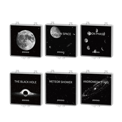 POCOCO Moon and Stars pattern 02 disc delivers sharp lunar details for wall display
