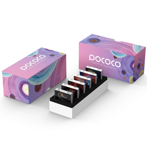 POCOCO Constellation-2 discs elevate bedside or shelf displays.