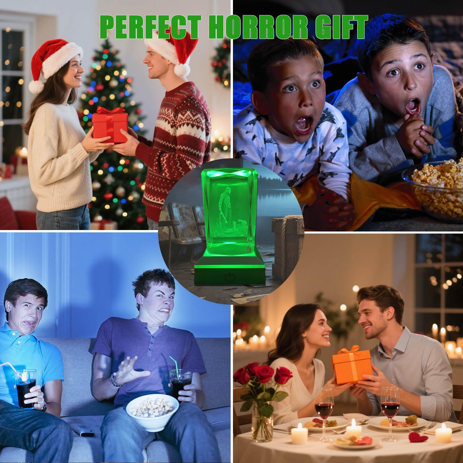 POCOSER Horror 3D Crystal Lamp gift idea for horror fans