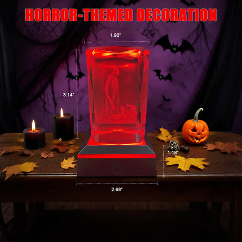 POCOSER Horror 3D Crystal Lamp touch control for color selection