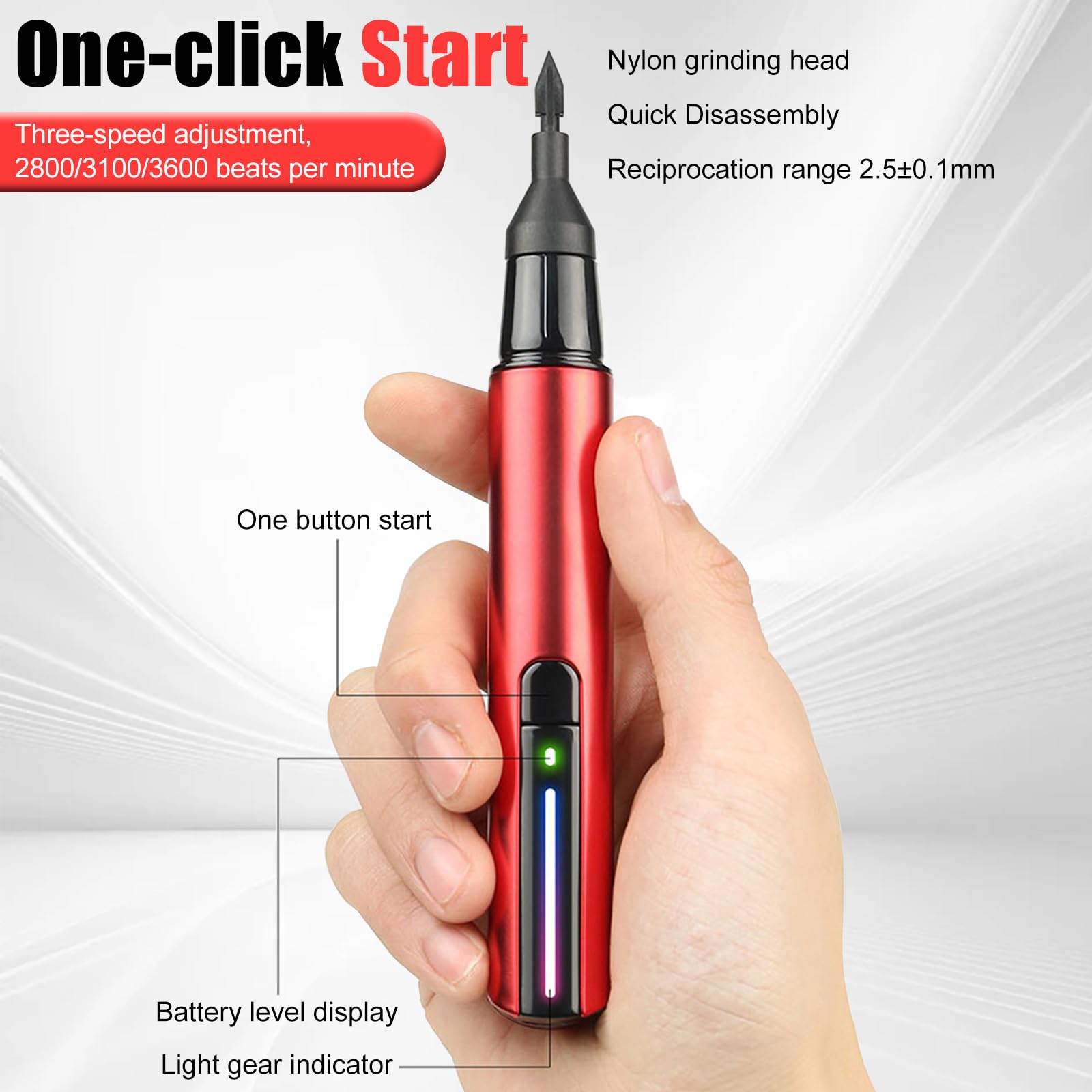 Podhey sander with USB fast charging for quick top ups