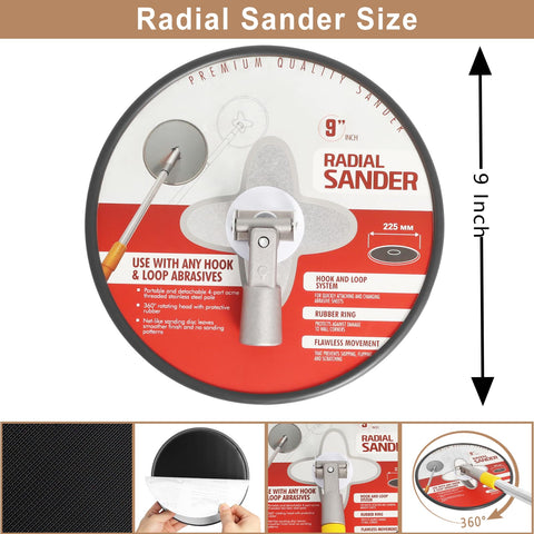 Podoy extension pole allows reaching ceilings and high walls.