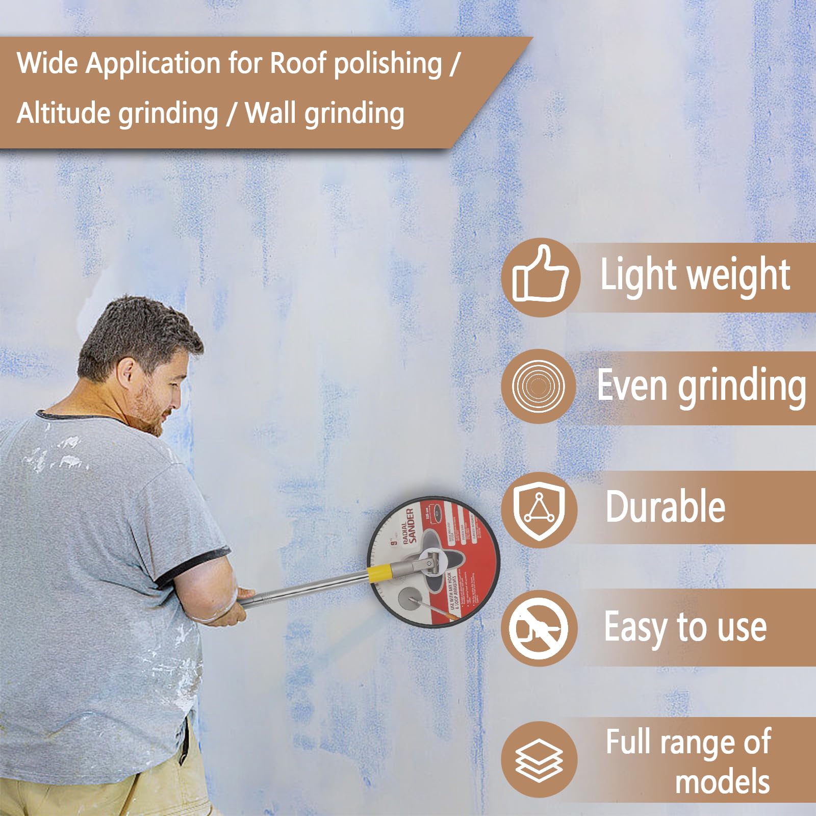 Podoy pivoting hinge prevents flipping and tearing near corners.