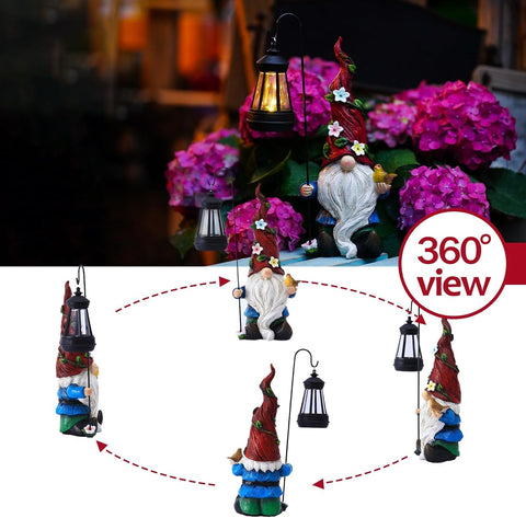 Pohabery solar powered lantern gift for garden lovers