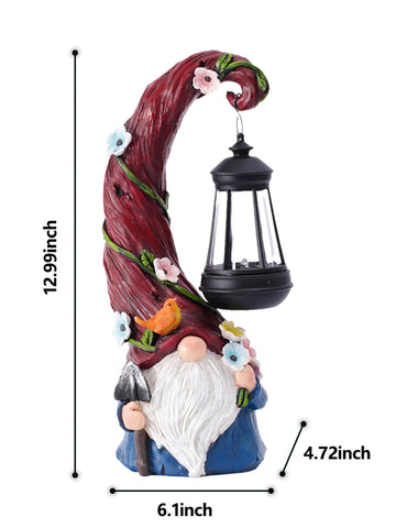 Pohabery Patio Yard Decor Gnome adds whimsical curb appeal.