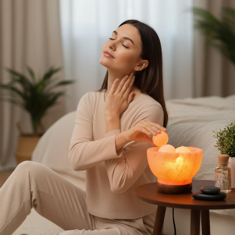 POHS amber glow suits bedside, living room, or workspace decor.