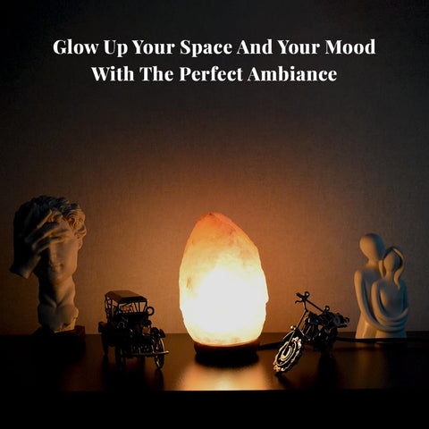 POHS Himalayan Salt Lamp with a 60-inch cord for flexible placement options.