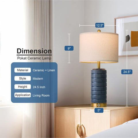 Easy-to-assemble PoKat lamp with included hardware and manual
