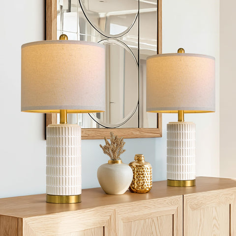 PoKat two-pack lamps include hardware and manual for simple installation