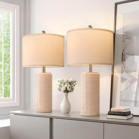 Pokat desk lamp pink modern design ideal for study or work tasks.