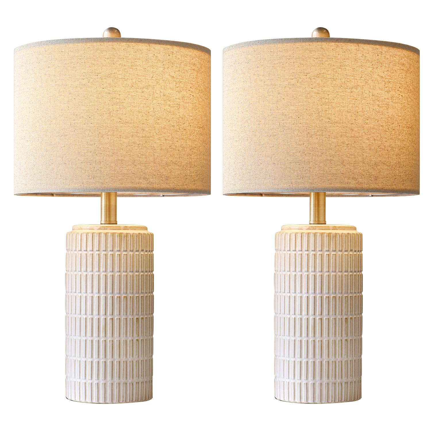 PoKat ceramic lamps include install-ready packaging and straightforward assembly for quick setup.