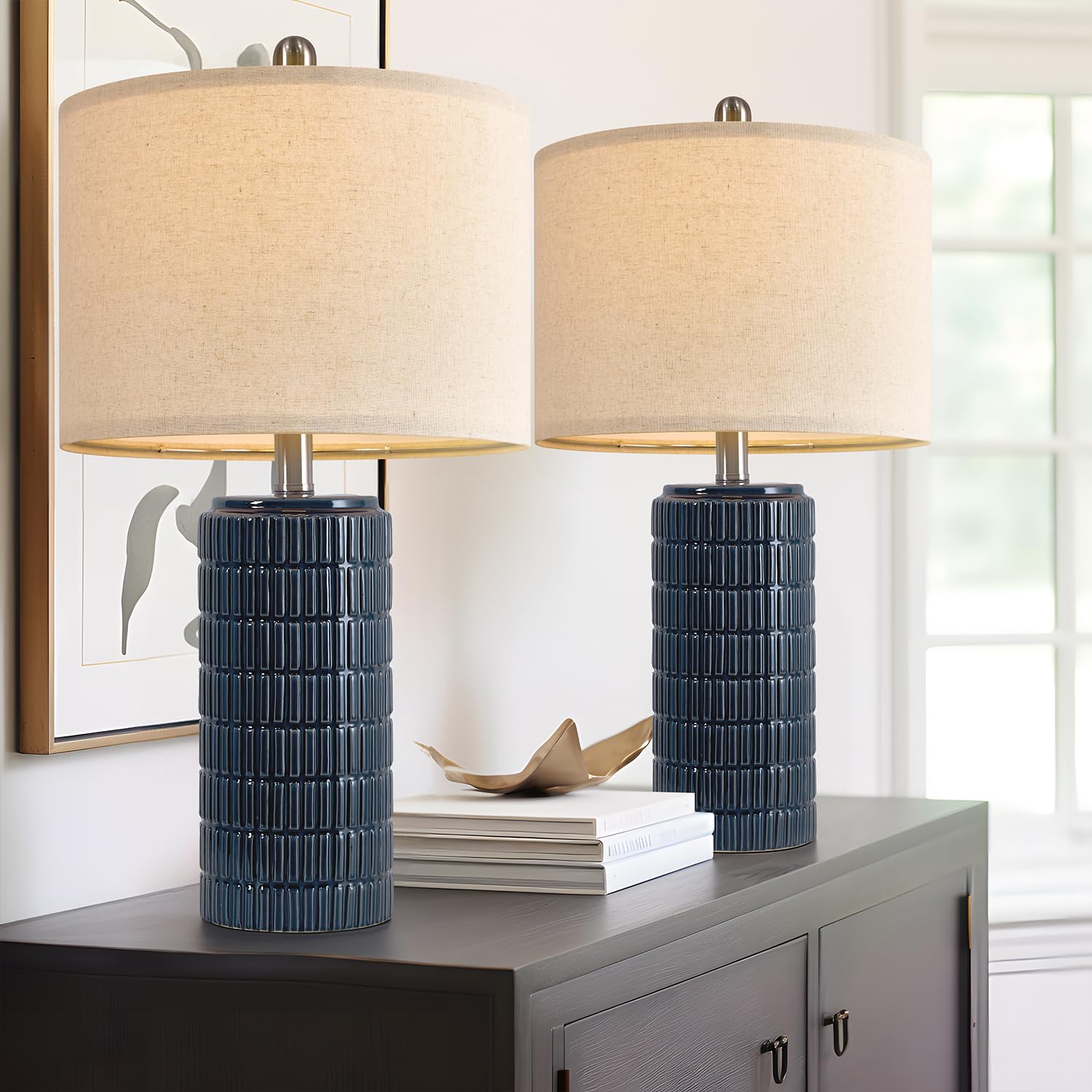 PoKat 23-inch lamp dimensions ideal for compact nightstands and desks