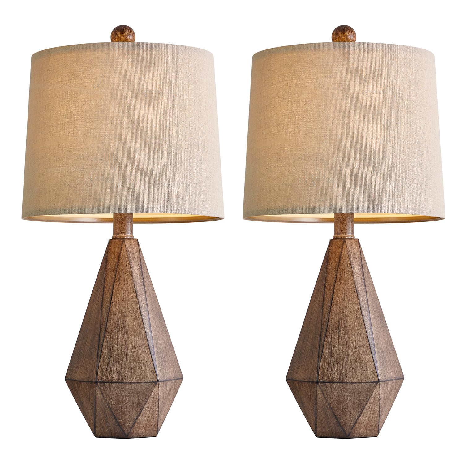 PoKat two-piece lamp set conveys great value for bedrooms and living rooms