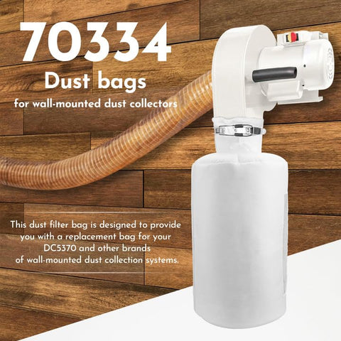 Pokin DC5370 compatible bag offers reliable replacement for top dust collectors.