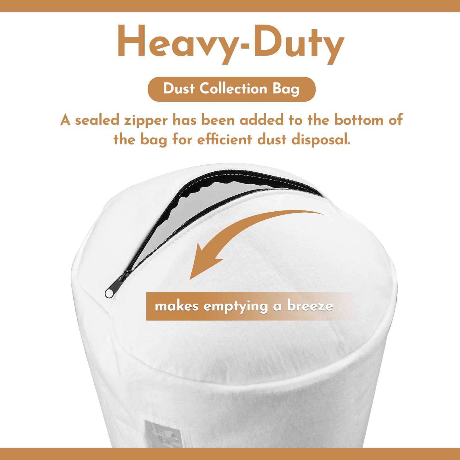 Pokin replacement bag fits Grizzly Shop Fox Delta units for versatility.
