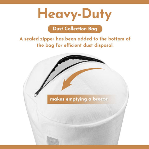 Pokin replacement bag fits Grizzly Shop Fox Delta units for versatility.