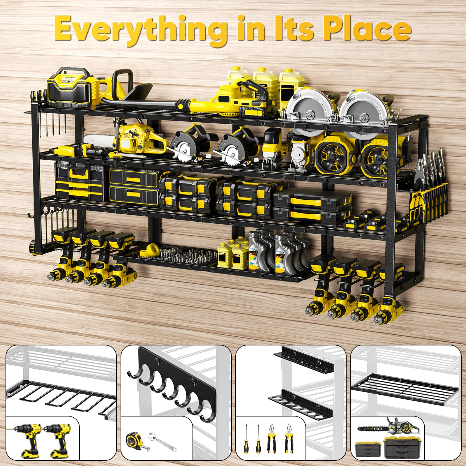 POKIPO 1000-pound load capacity demonstrated for heavy equipment safety.