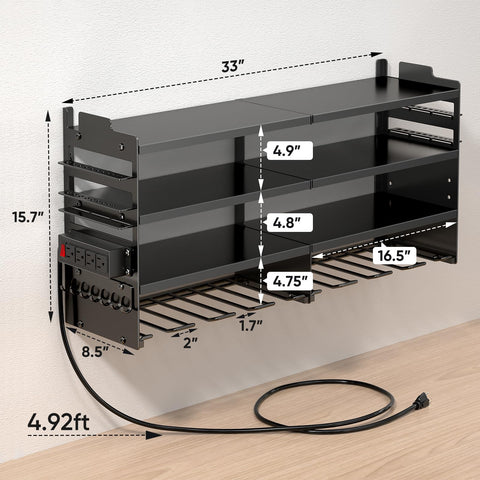 POKIPO cordless drill holders maximize efficiency with organized charging.