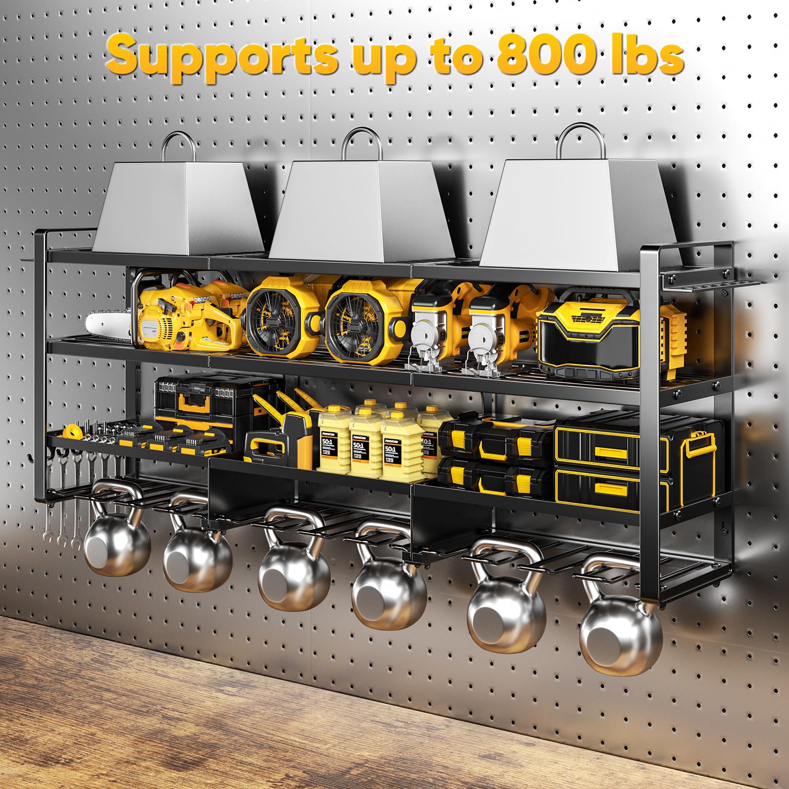 POKIPO cordless drill slots keep batteries organized and accessible