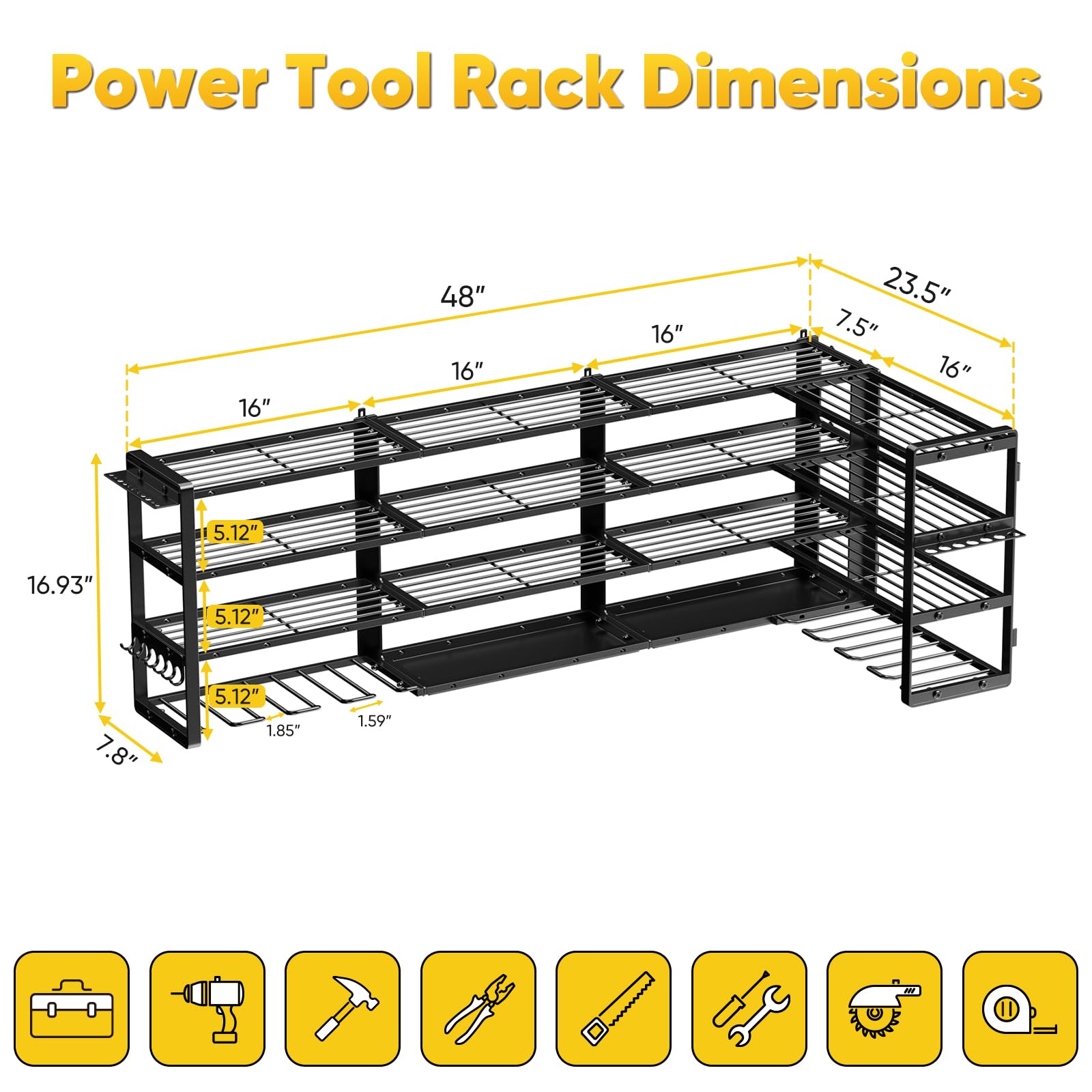 POKIPO garage storage system supports organized spaces for DIY projects.