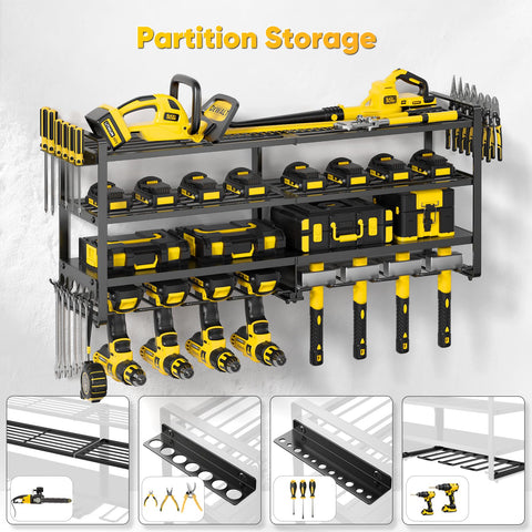 POKIPO heavy-duty steel construction provides strong tool support