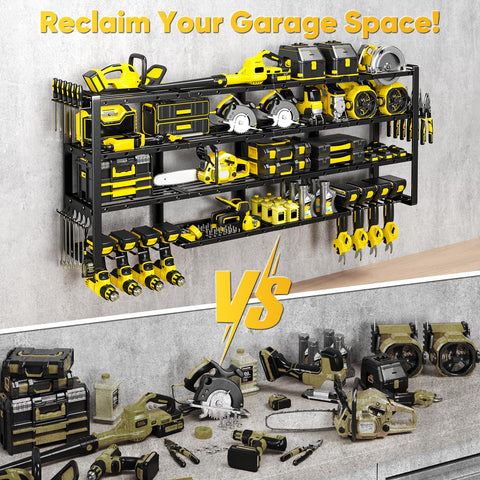 POKIPO heavy-duty steel construction emphasizes durability in busy garages.