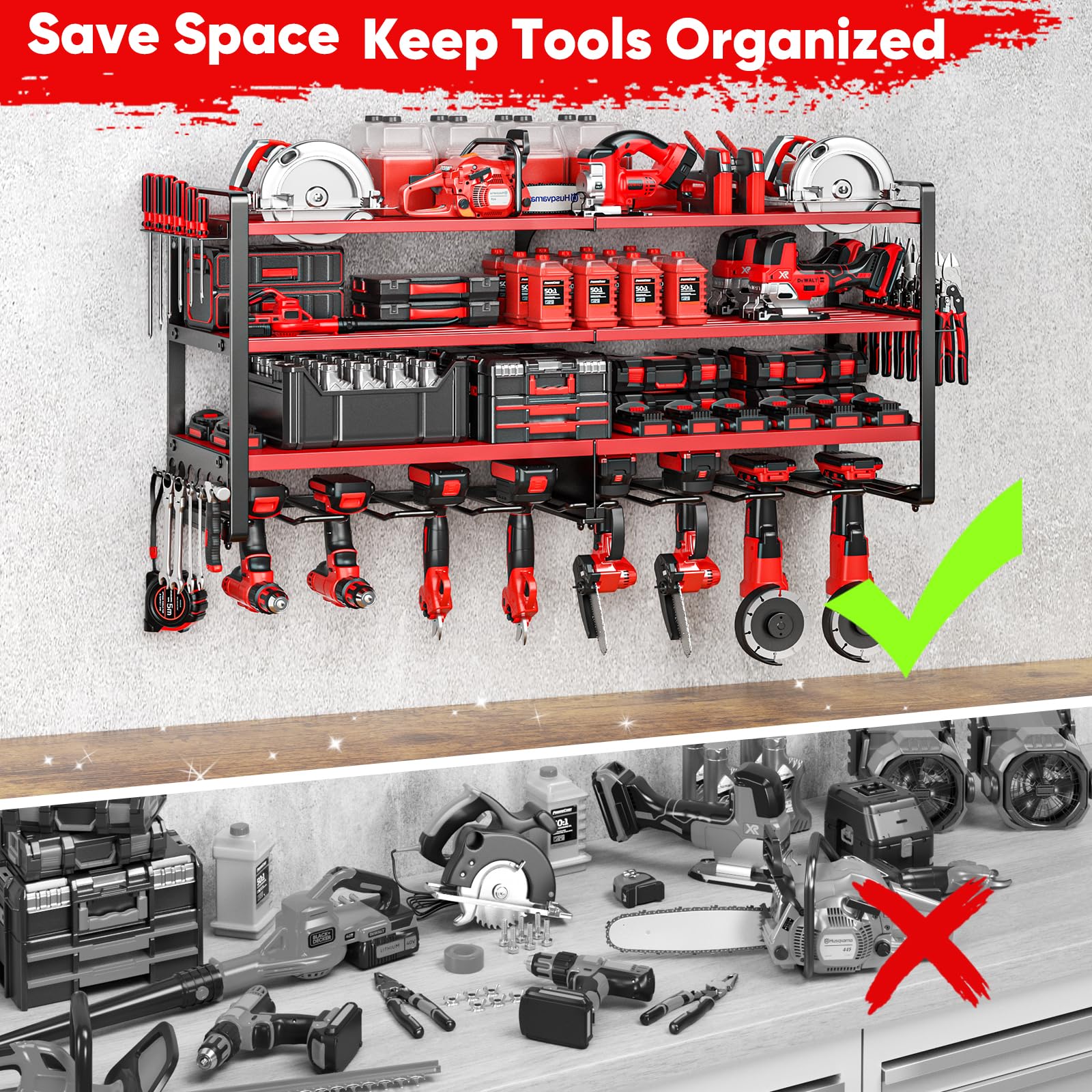 POKIPO Upgrade included hardware enables quick, stable wall installation.