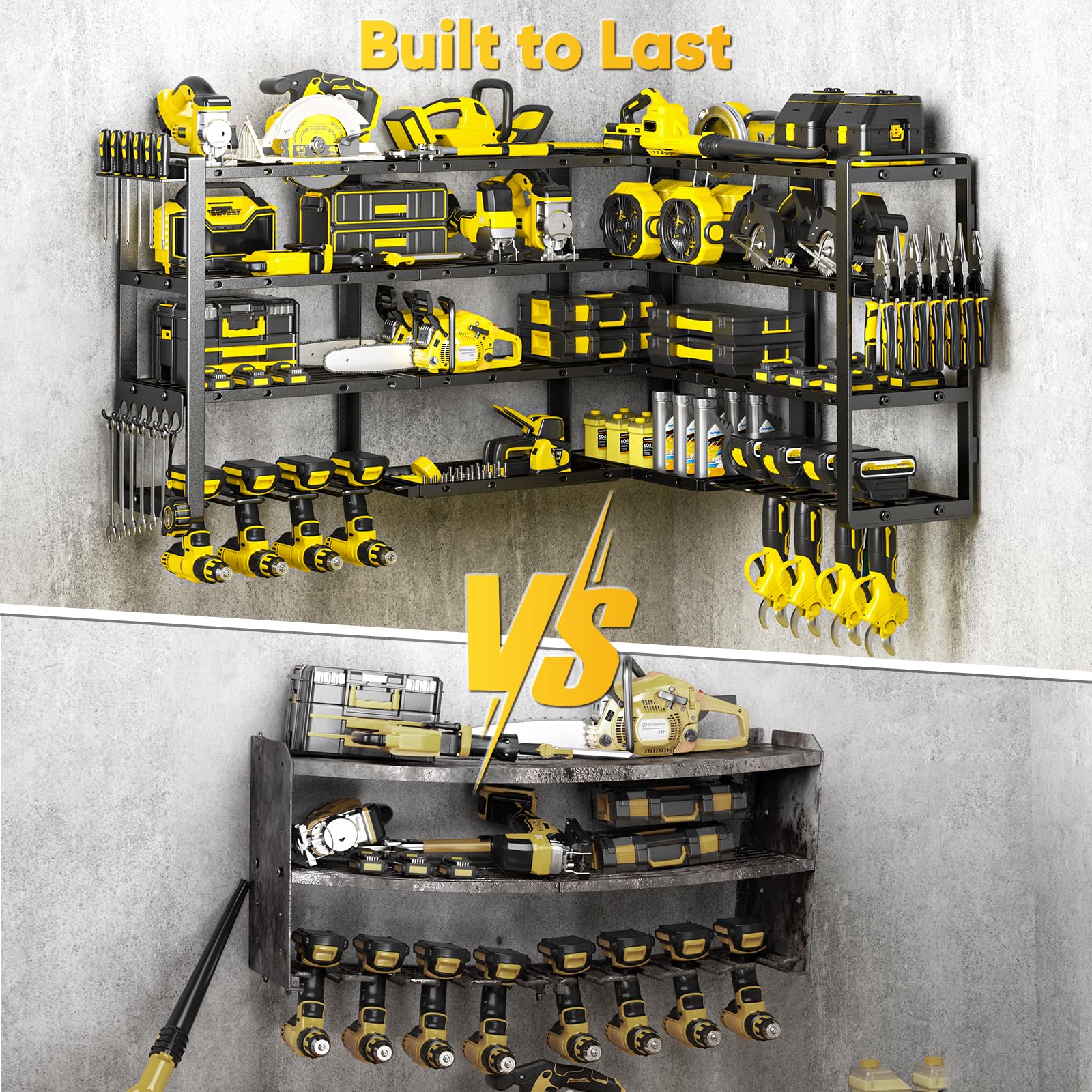 POKIPO versatile wall compatibility fits 16-inch studs and pegboard walls.