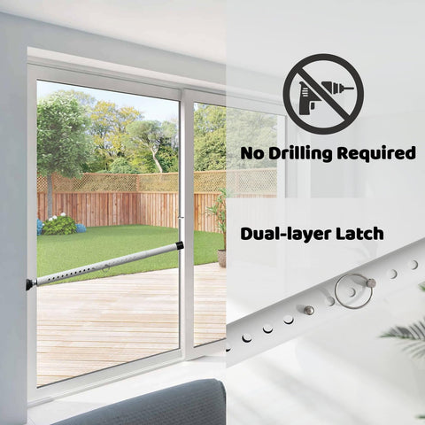 POKUSI white finish complements modern doors while providing robust protection.