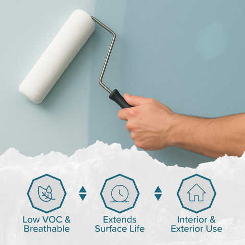 Polar Clear Binding Primer on wood enhances adhesion and finish readiness