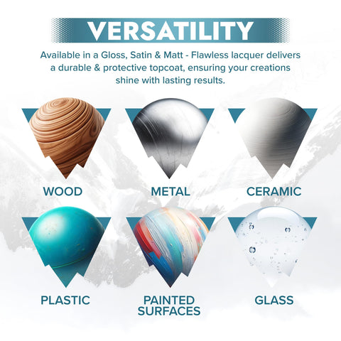 Polar Clear Lacquer topcoat applied to metal surface provides moisture protection