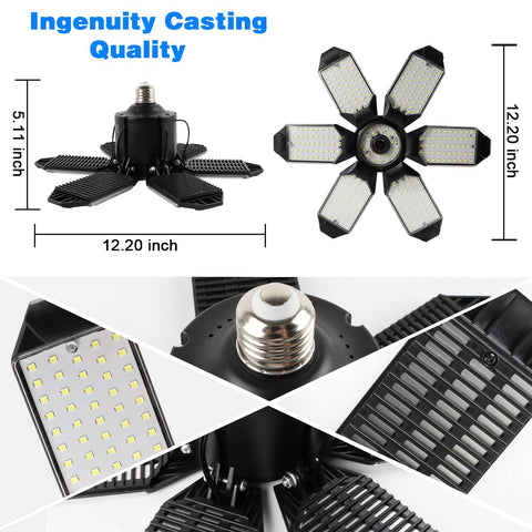 POLARPRA two-pack kit for reliable garage lighting setup.
