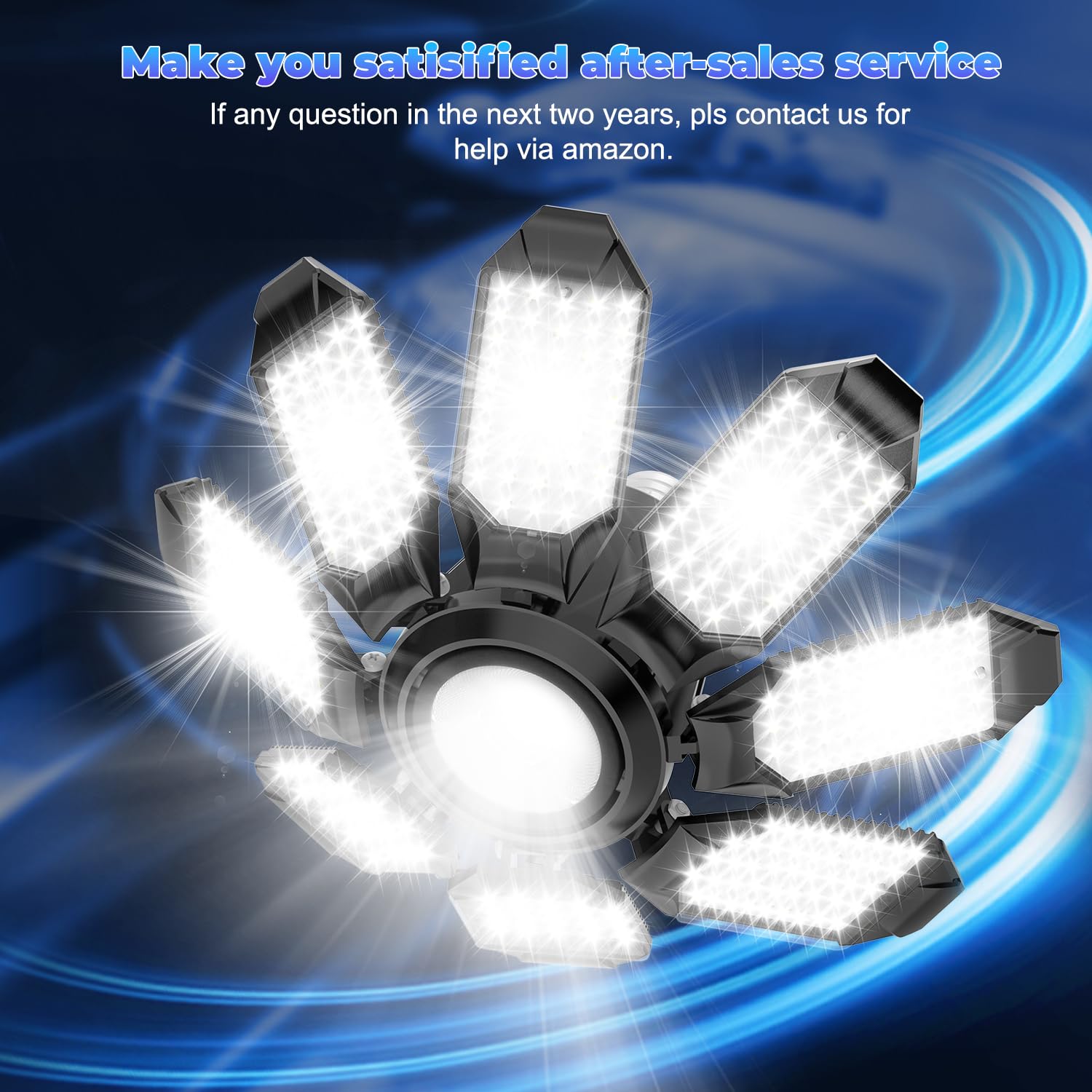 POLARPRA wide illumination covers large garage spaces efficiently.